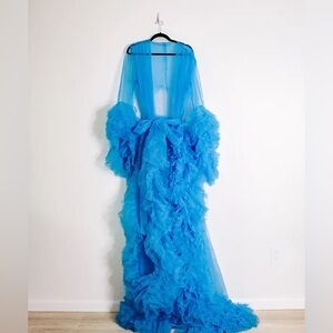 Blue Photoshoot Robe